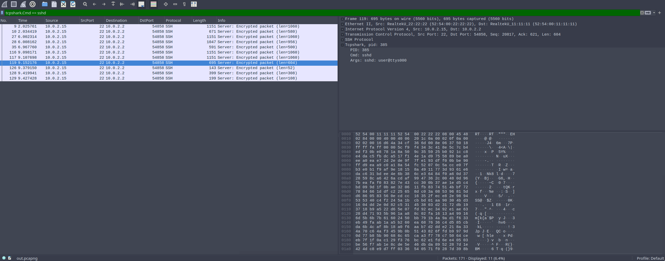 Wireshark filtered with sshd /img/tcpshark/wireshark-sshd.png